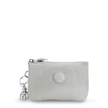 Bright Metallic Kipling Creativity Small Metallic Pouch Bags | SG 1106PJ